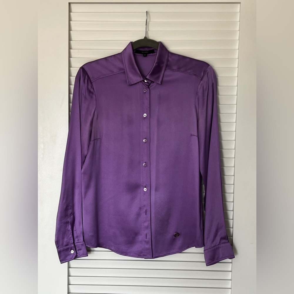 Gucci purple shirt